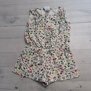 Bella bliss girls floral fruit one piece romper size 4